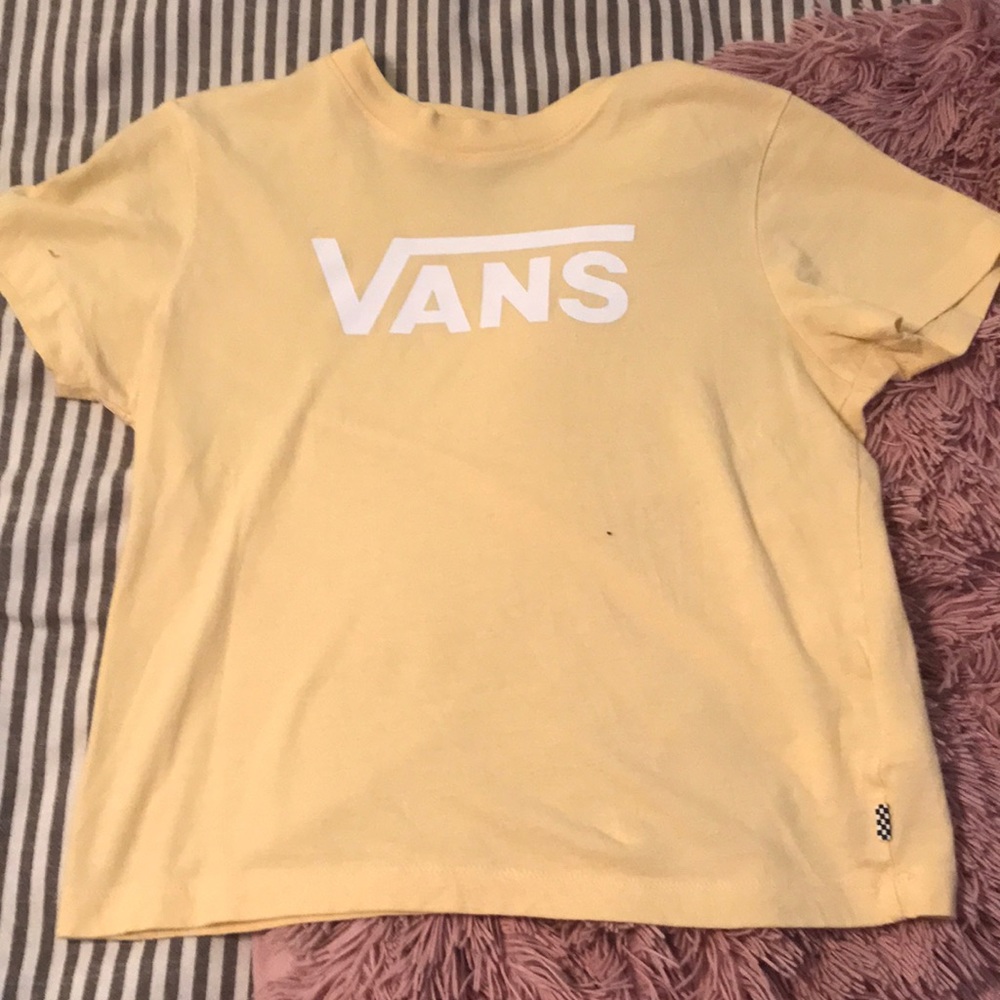 Vans Yellow Graphic Tee